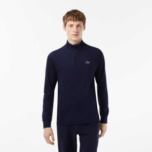 Lacoste Half Zip Γκολφ σκουρο μπλε μπλε | VT4176902