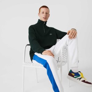 Lacoste Half Zip βαμβακερα πρασινο | WV5293684