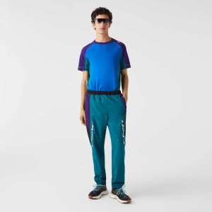 Lacoste Heritage Regular Fit Color-Block πρασινο μωβ μαυρα | PM1648372