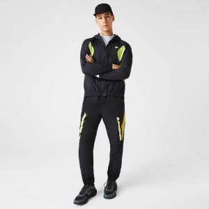 Lacoste Heritage Regular Fit Color-Block μαυρα κίτρινα | XO1253076