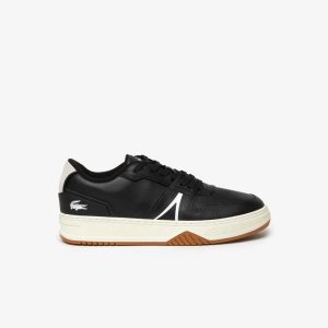Lacoste L001 δερματινα Popped Heel μαυρα | NR7516048