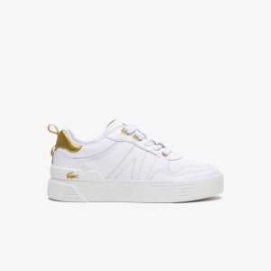 Lacoste L002 δερματινα ασπρα | FV8402169