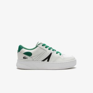 Lacoste L005 δερματινα Color-Pop ασπρα πρασινο | YS2057483