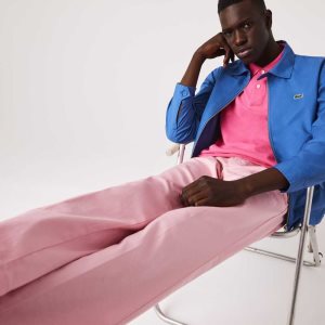 Lacoste LIVE Organic βαμβακερα Ευθεία Chinos ροζ | IT9065873