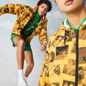 Lacoste LIVE Polaroid Collaboration κίτρινα μαυρα | JF5826413