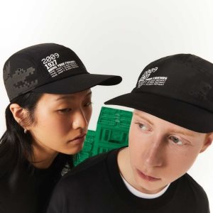 Lacoste LIVE x Minecraft Print νάιλον μαυρα | ZS4530971