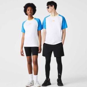 Lacoste LIVE βαμβακερα ασπρα μπλε κίτρινα | FI9810372