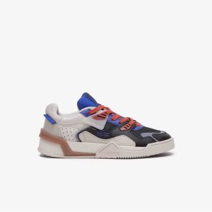 Lacoste LT125 δερματινα μαυρα γκρι | NO8016294