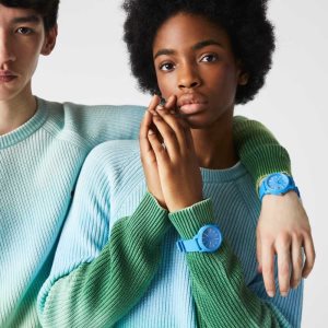 Lacoste L.12.12 3 Hands Blue σιλικόνη μαυρα | UX8295473
