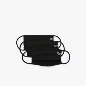Lacoste L.12.12 Face Masks 3-Pack μαυρα | RK1359407