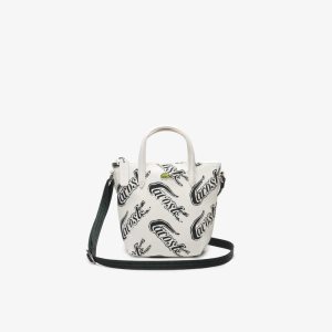Lacoste L.12.12 Logo Print Tote - Small Πολύχρωμο | UH3149750