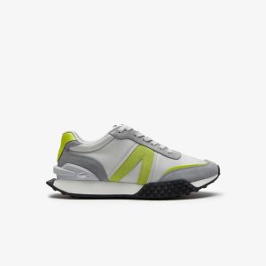 Lacoste L-Spin Deluxe δερματινα Color Contrast γκρι πρασινο | MU6859340