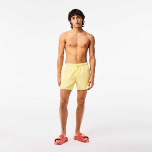 Lacoste Light Quick-Dry Swim κίτρινα πρασινο | ME9604781