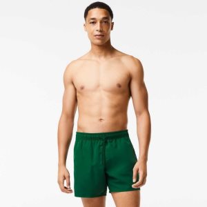Lacoste Light Quick-Dry Swim πρασινο σκουρο μπλε μπλε | VK2017436