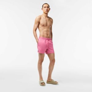 Lacoste Light Quick-Dry Swim ροζ πρασινο | CE8620371