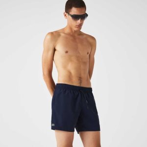 Lacoste Light Quick-Dry Swim σκουρο μπλε μπλε μαυρα | UN3982160
