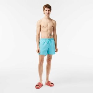 Lacoste Light Quick-Dry Swim τυρκουάζ πρασινο | LR6312947