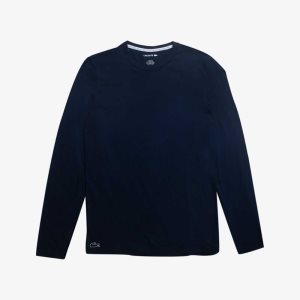 Lacoste Long Sleeve Lounge σκουρο μπλε μπλε | JF6524183