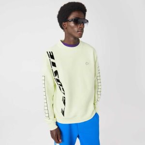 Lacoste Loose Fit Pique κίτρινα | NK3642987