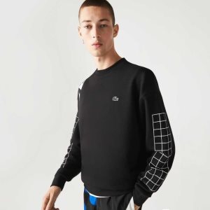 Lacoste Loose Fit Pique μαυρα | UX1405723