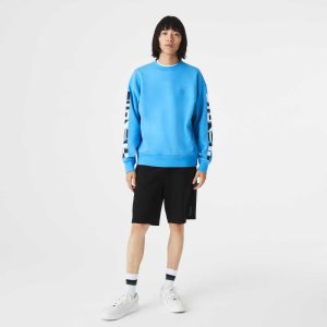 Lacoste Loose Fit Reflective Print μπλε | AT1357240