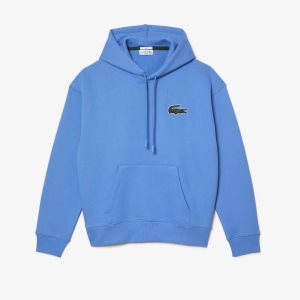 Lacoste Loose Fit Κουκουλοφόρος Organic βαμβακερα μπλε | RP8192047