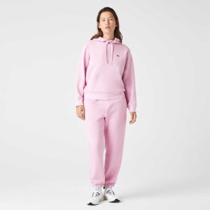 Lacoste Loose Fit Κουκουλοφόρος βαμβακερα Blend ροζ | SB4293068