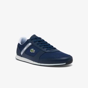 Lacoste Menerva Αθλητικά δερματινα μπλε ασπρα | DS4957860