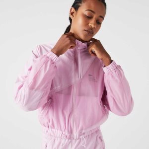 Lacoste Mesh επενδυση νάιλον ροζ | KU2014389