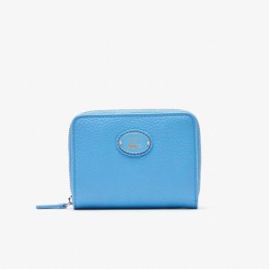 Lacoste Metal Plate Small Zip Wallet Πολύχρωμο | RT7351604
