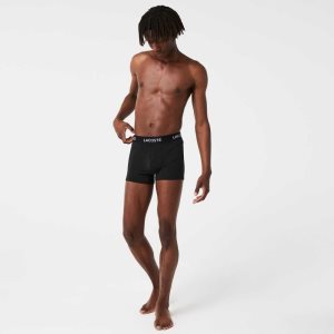 Lacoste Microfiber Trunk 3-Pack μαυρα | WO3701295