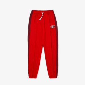 Lacoste Mini Pique Trackpants κοκκινα | HV6780219