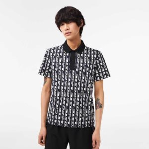 Lacoste Movement Two-Tone Printed μπλε ασπρα | HO3798416