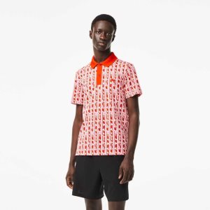 Lacoste Movement Two-Tone Printed ροζ κοκκινα | TO9753810