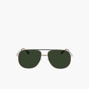 Lacoste Navigator Metal Signature 101 χρυσο χρωμα | GH4190526