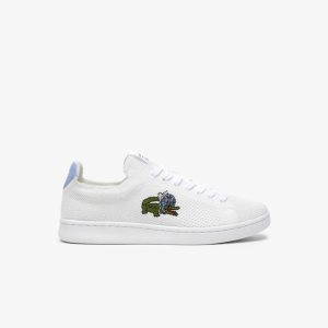 Lacoste Netflix Bridgerton Carnaby Piquee ασπρα ανοιχτο μπλε | IR5130427