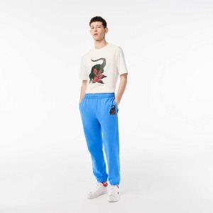 Lacoste Netflix Croc Print tracking μπλε | WJ6071253