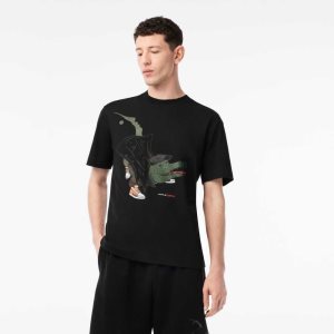 Lacoste Netflix Organic βαμβακερα Πολύχρωμο | IV6932758