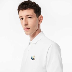 Lacoste Netflix Organic βαμβακερα γκρι Μπεζ | LJ7053418
