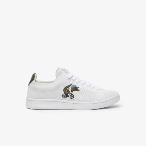 Lacoste Netflix Sex Education Carnaby Piquee ασπρα πρασινο | FB7284906