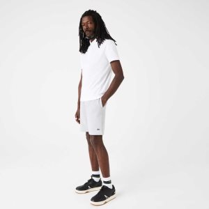 Lacoste Organic Brushed βαμβακερα Fleece Shorts γκρι | IN9538614