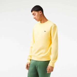 Lacoste Organic Brushed βαμβακερα κίτρινα | LA8453960