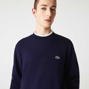Lacoste Organic Brushed βαμβακερα σκουρο μπλε μπλε | NJ8091376