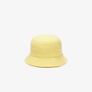 Lacoste Organic βαμβακερα Bucket κίτρινα | RT4637290
