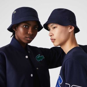 Lacoste Organic βαμβακερα Bucket σκουρο μπλε μπλε | VE0374916