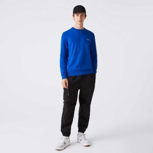 Lacoste Organic βαμβακερα Crew Neck μπλε | NW3962587