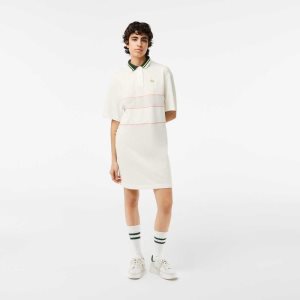 Lacoste Organic βαμβακερα French Made Polo ασπρα | RV9501432