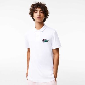 Lacoste Organic βαμβακερα Pique ασπρα | BX1703284
