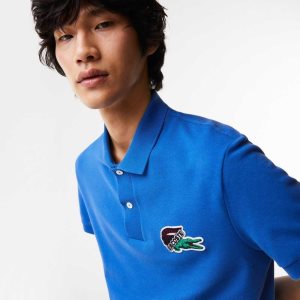 Lacoste Organic βαμβακερα Pique μπλε | PQ2074531
