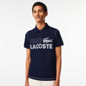 Lacoste Organic βαμβακερα Printed σκουρο μπλε μπλε | EA4703816